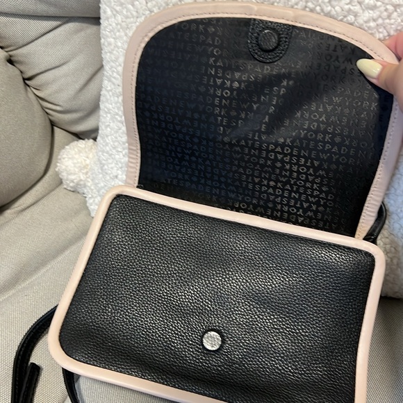 Kate spade black and blush pink crossbody bag - Picture 2 of 4